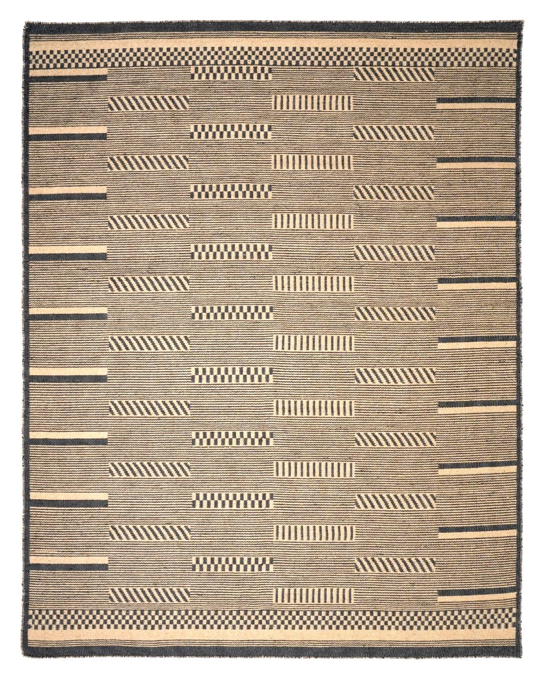 Handwoven Pampas Jute Rug with subtle, earthy patterns inspired by African heritage, perfect for sustainable and modern interiors.