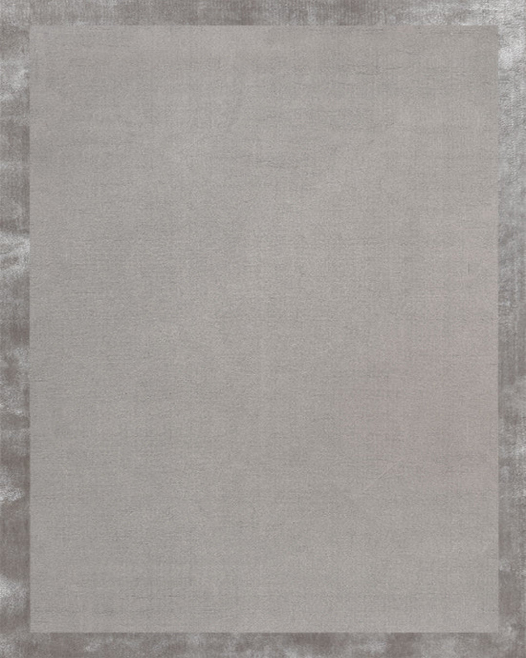 Fragment Wool & Silk Rug / Medium Grey