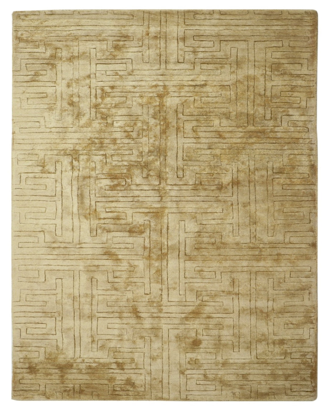 Venecia Gold Silk Rug