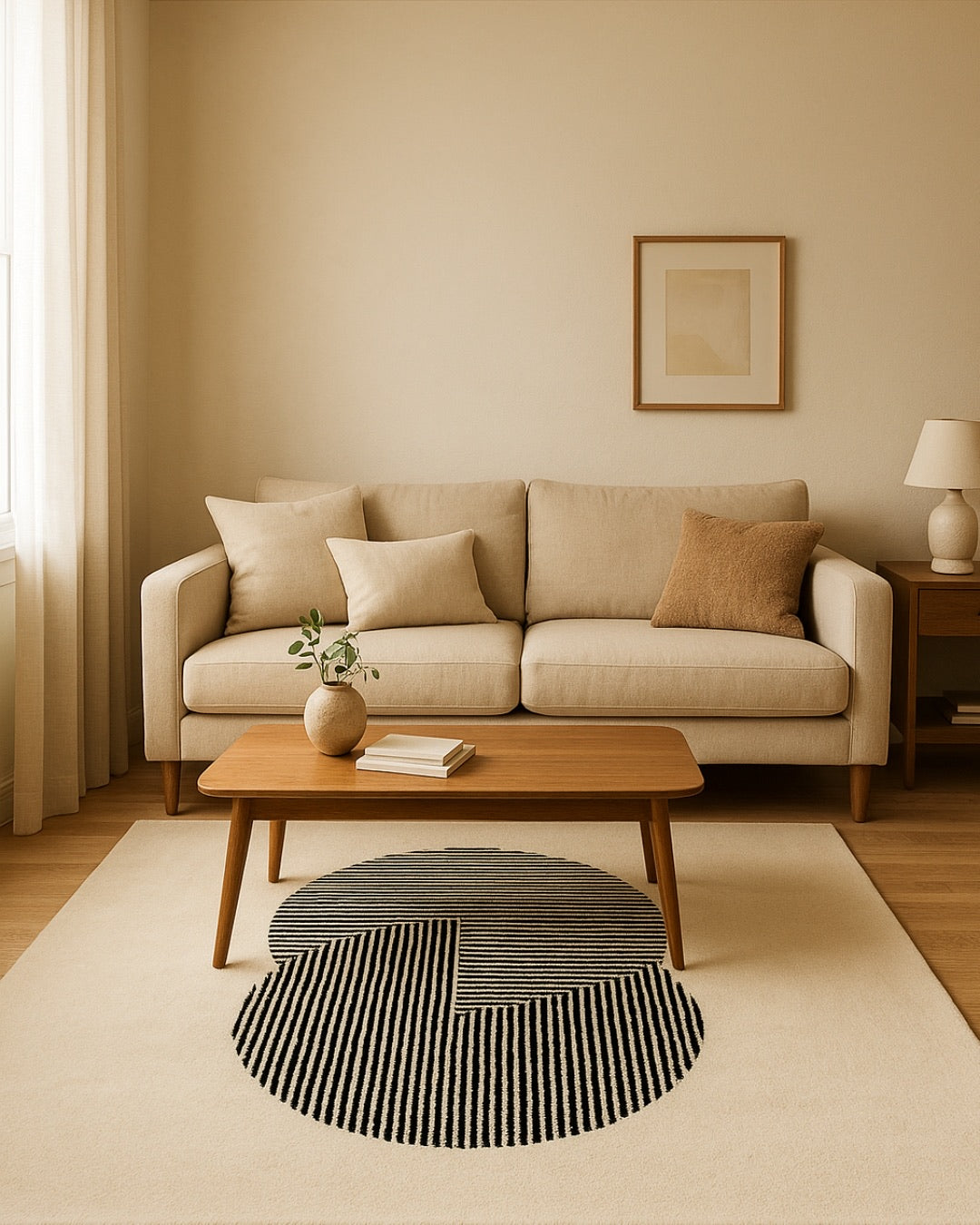 Clique Wool Rug / Bone White